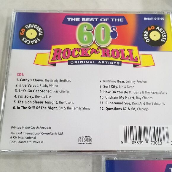 The best of the 60's Rock n' Roll 5 cd box set original artists over 40 artists - Picture 8 of 12